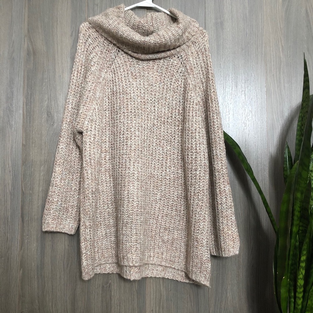 Crocheted Tunic Sweater
